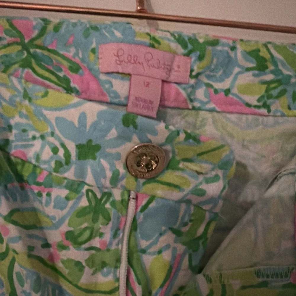 Lilly Pulitzer Kelly‎ Skinny Ankle Pants Coconut Jungle Size 12